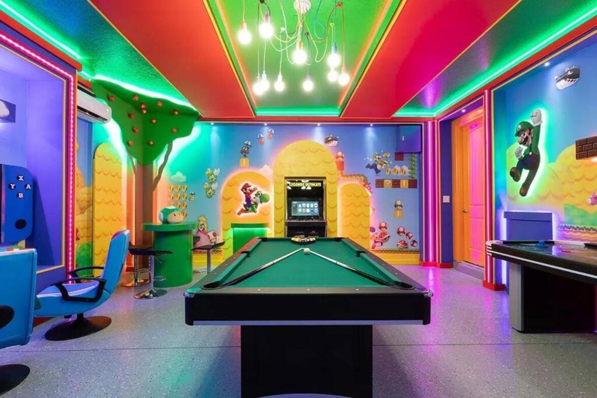 Gorgeous Home W Game Room Heated Pool Spa Orlando Kültér fotó